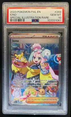 2023 Pokemon SV Paldea Evolved Iono #269/193 PSA 10 - Image 1