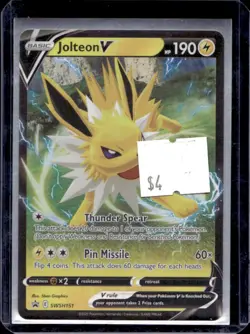 2019-2023 Pokemon SWSH Black Star Promos Jolteon V #SWSH151 - Image 1
