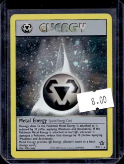 2000 Pokemon Neo Genesis Metal Energy Holo #19/111 - Image 1