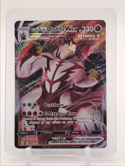 SINGLE STRIKE URSHIFU VMAX 2021 POKEMON SWSH BATTLE STYLES RARE 086/163 Q6459 - Image 1
