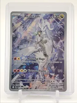 N'S RESHIRAM 2025 POKEMON JOURNEY TOGETHER ILLUSTRATION RARE 167/159 Q0165 - Image 1