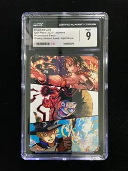 2025 One Piece Japanese Promotional Weekly Shonen Jump April Issue CGC 9 IO86 - Image 1