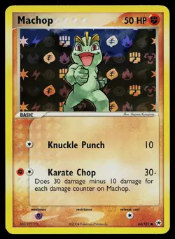 Pokemon Card - Machop Hidden Legends 64/101 Reverse Holo - Image 1