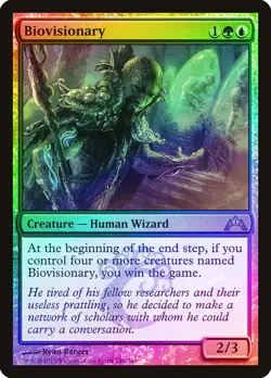 Biovisionary FOIL Gatecrash PLD Blue Green Rare MAGIC GATHERING CARD ABUGames - Image 1