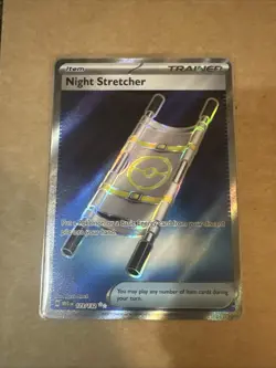 Pokemon TCG Mega Evolution Night Stretcher Ultra Rare Holo Card 173/132 NM /MINT - Image 1