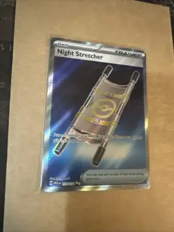 Pokemon TCG Mega Evolution Night Stretcher Ultra Rare Holo Card 173/132 NM /MINT - Image 3
