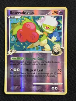 Roserade C 40 Reverse Holo Rare Supreme Victors Heavily Played Pokemon Card - Image 1