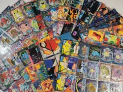 Huge Pokemon Topps Card Lot Mewtwo Strikes Back Pikachus Vacation Chrome Die Cut - Image 1