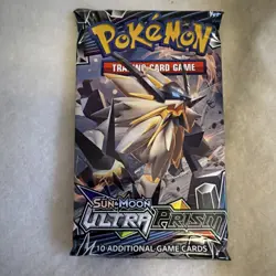 2x Pokemon TCG Sun & Moon Ultra Prism Booster Pack Solgaleo 10 Cards - Image 3