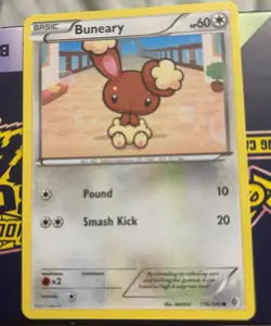 Buneary 116/149 Boundaries Crossed 2012 Pokemon Card - Image 1