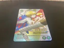 Union arena Kurapika Super Pre release Winner Card (Scratched) - Image 3