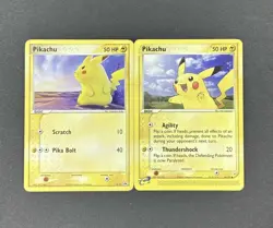 Pokemon TCG 2 Card Lot - Pikachu 6/10 Pikachu 43/95 Non-holo - Image 1