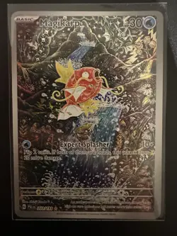 Pokemon Paldea Evolved Magikarp Holo Card Illustration Ultra Rare 203/193 - Image 3