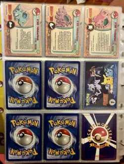 Vintage Pokemon Card Collection - No Binder Lot 5 Pages - Holo - Modern LP/NM - Image 2