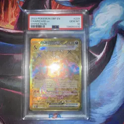 Pokemon TCG Charizard EX Obsidian Flames Holo Hyper Rare Card 228/197 PSA 10 - Image 2