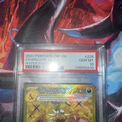 Pokemon TCG Charizard EX Obsidian Flames Holo Hyper Rare Card 228/197 PSA 10 - Image 3