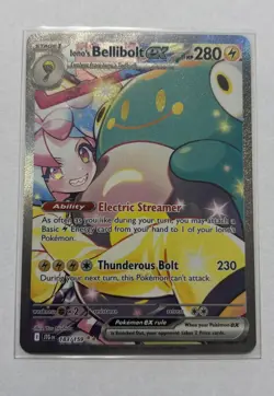 Pokemon TCG Journey Together Iono's Bellibolt EX Card 183/159 - Image 1