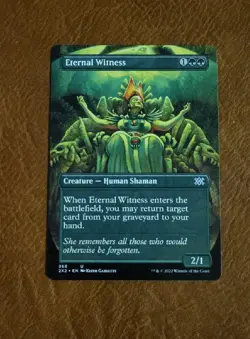 NM Borderless Eternal Witness #368 Double Masters 2022 2X2 - Image 1