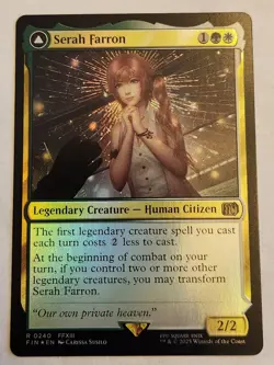 Serah Farron Final Fantasy Rare Foil NM+ - Image 1