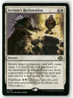 Magic: The Gathering Sevinne's Reclamation MTG Magic NM MH3 Modern Horizons 3 - Image 1