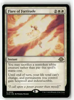 Modern Horizons 3 Regular NM Magic MTG Flare Of Fortitude - Image 1