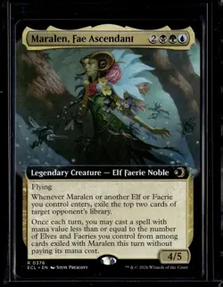 Maralen, Fae Ascendant (Extended Art) - 376 - ECL - NM - MTG Magic the Gathering - Image 1