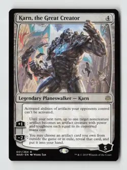 Karn, the Great Creator*Non-Foil* War of the Spark 1 LP - Image 1