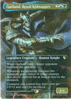 MTG: Final Fantasy Commander: Foil Borderless Garland, Royal Kidnapper: LP Con - Image 1