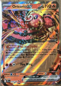 Oricorio EX Double Rare 018/094 Phantasmal Flames Pokemon TCG English **MINT/NM* - Image 1