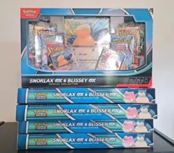 Pokemon Trading Card Game Snorlax ex and Blissey ex Special Collection - 5 BOXES - Image 1