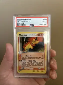Pokemon TCG Charizard EX Dragon 100/97 Holo Vintage 2003 PSA 4 - Image 1
