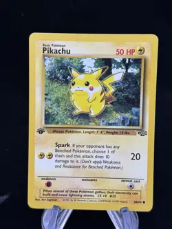 Pikachu #60 1st Edition Jungle 1999 Pokemon LP ⚡ - Image 1