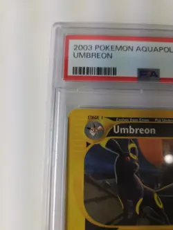 2003 POKEMON AQUAPOLIS #41 UMBREON 41/147 NON HOLO VG PSA 3 - Image 3