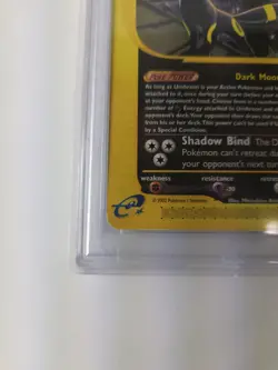 2003 POKEMON AQUAPOLIS #41 UMBREON 41/147 NON HOLO VG PSA 3 - Image 5