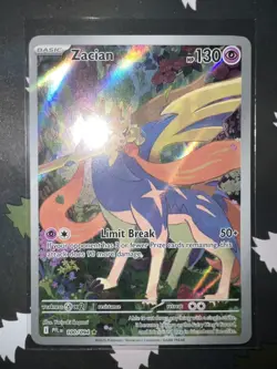 Pokemon TCG Zacian 100/94 ME02: Phantasmal Flames Illustration Rare Near Mint - Image 3