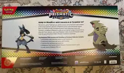 Pokemon TCG Prismatic Evolutions Lucario Ex + Tyranitar Ex Premium Collection - Image 2