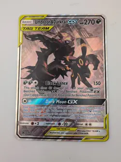 2020 Pokemon Umbreon & Darkrai GX Tag Team Black Star Promo SM241 (JUMBO) - Image 1