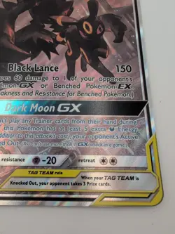 2020 Pokemon Umbreon & Darkrai GX Tag Team Black Star Promo SM241 (JUMBO) - Image 4