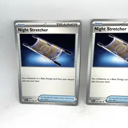 3x Night Stretcher 061/064 Shrouded Fable Pokemon TCG NM - Image 2