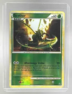Scyther 2010 Pokemon HeartGold & SoulSilver Undaunted #36 Reverse Holo - Image 1
