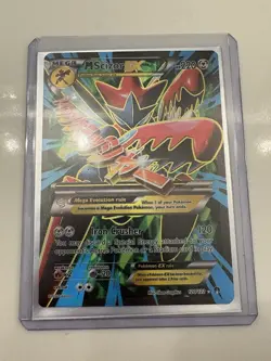 Pokemon M Scizor EX Full Art Ultra Rare Holo Breakpoint 120/122 Mega 220HP - Image 1