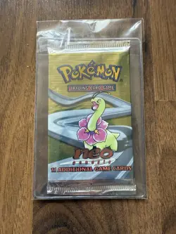 Pokemon TCG Neo Genesis Unlimited Booster Pack, New, Sealed - Image 1