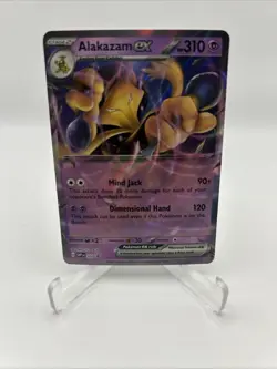 No Star Pattern Error #050 Alakazam ex Black Star Promo 151 Pokemon TCG SV - Image 1