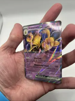 No Star Pattern Error #050 Alakazam ex Black Star Promo 151 Pokemon TCG SV - Image 5