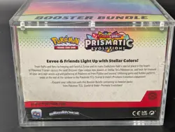Pokemon TCG S&V Prismatic Evolutions Booster Bundle Display Case w/Acrylic Case - Image 3