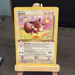 Pokemon Eevee Jungle 1st Edition (51/64) NM - Image 1