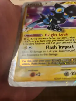 Pokemon Rising Rivals Luxray Lv.X Holo #109 Very Rare MP! - Image 2