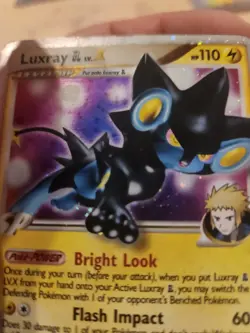 Pokemon Rising Rivals Luxray Lv.X Holo #109 Very Rare MP! - Image 5