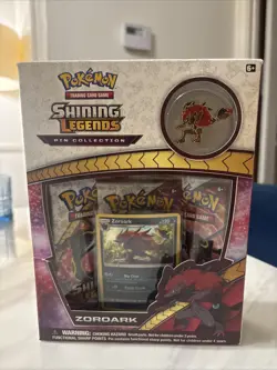 Zoroark - Pokemon Shining Legends Pin Collection Box Factory Sealed TCG - Image 1