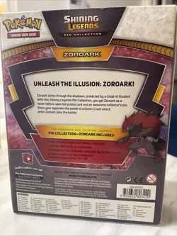 Zoroark - Pokemon Shining Legends Pin Collection Box Factory Sealed TCG - Image 3